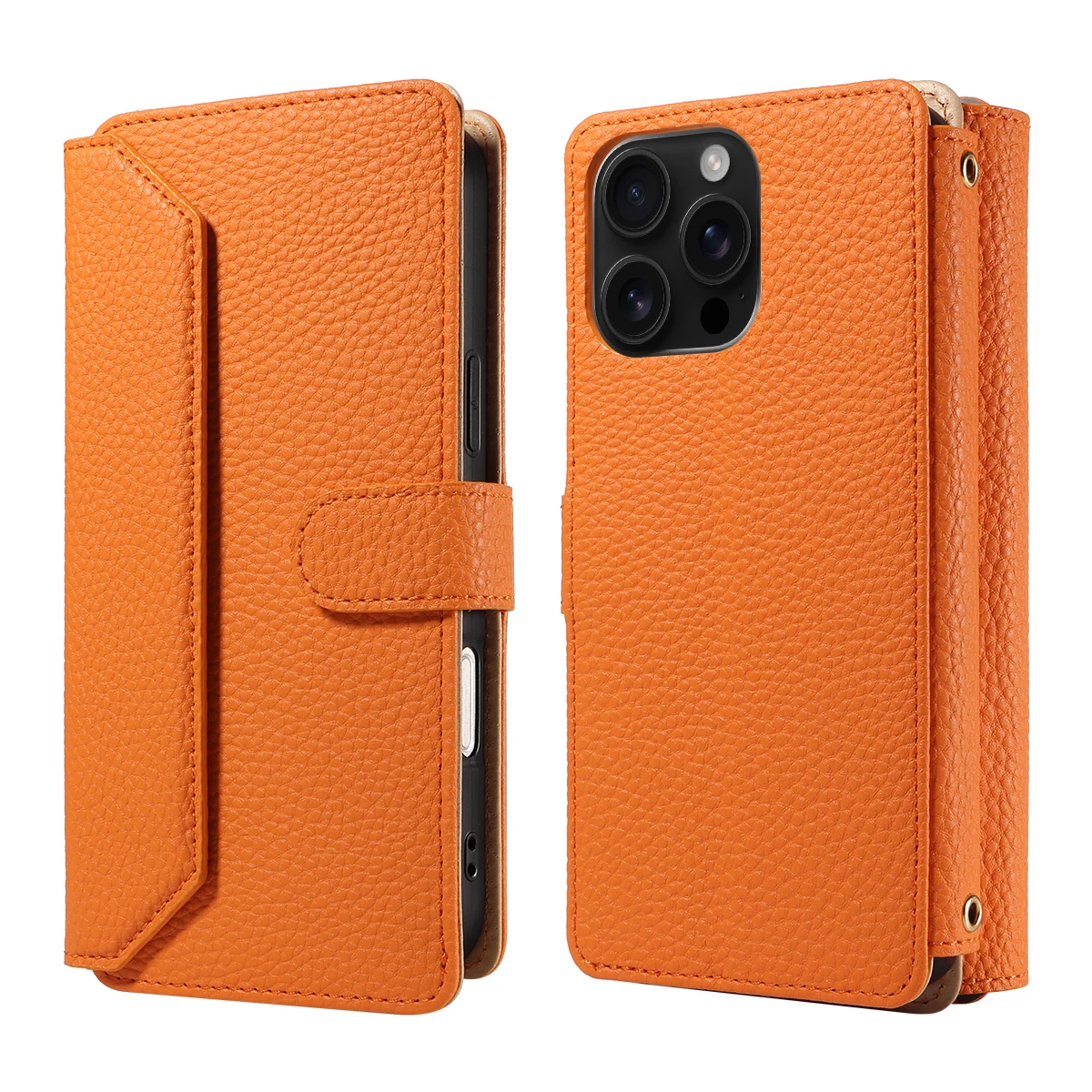 Color: black, Bundle: Case & Strap, Material: Artificial Leather, Compatibility by Model: Galaxy S25 Edge - Crossbody Leather Phone Case for Samsung Galaxy S25Edge S25Ultra S24FE S24Ultra S23Ultra Multi-Card Slot Anti-Drop Wallet Case