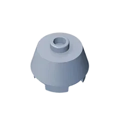 Color: GRAY - Gobricks GDS-946 Cone 2 x 2 Truncated compatible with lego 98100 pieces of children's DIY Educational Building Blocks Technical