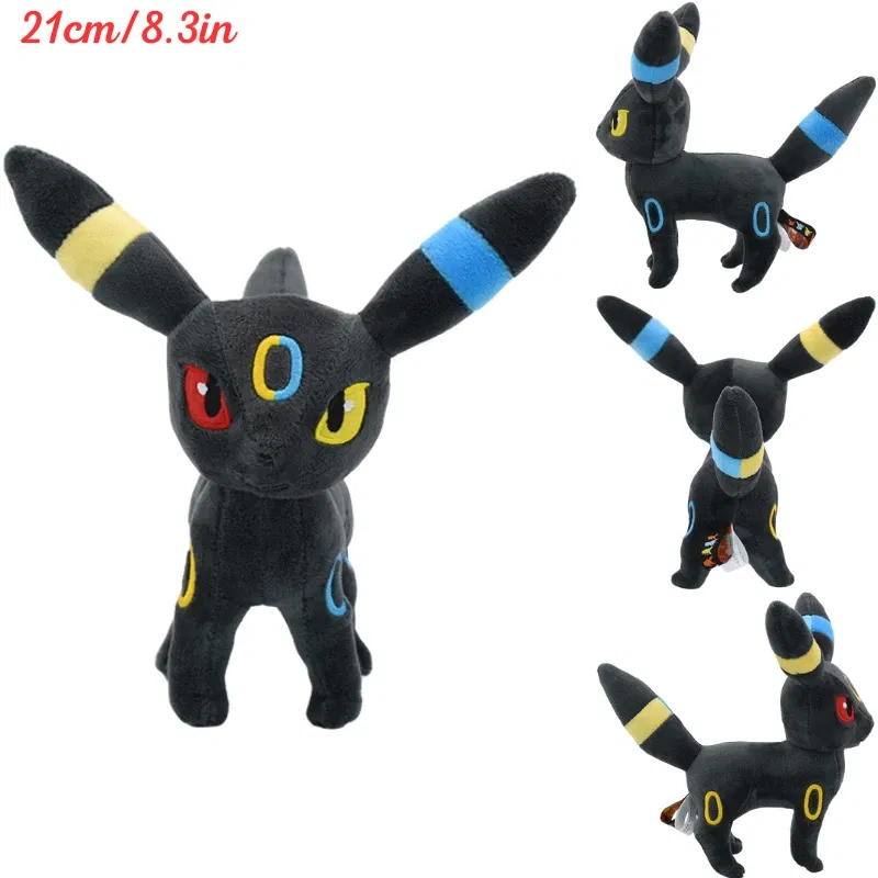Color: light green - Pokemon Shiny Mimikyu Cubone Butterfree Plush Toys Anime Caterpie Shinx Charizard Stuffed Animal Peluche Dolls Birthday Gift Kid