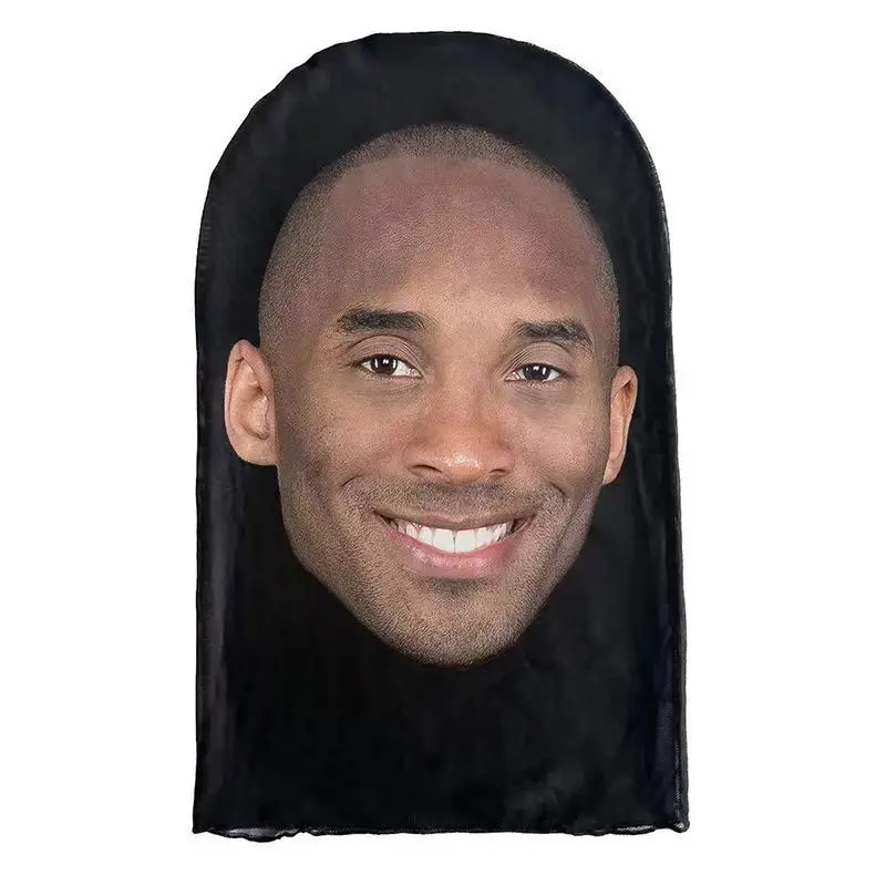 Color: Green - New 3D Printed Kanye Mask Elastic Mesh Full Face Mask for Men Women Cosplay Headwear Hip Hop Fashion Balaclava Hood Hat Headgear