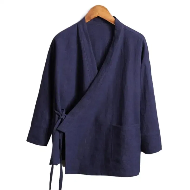Color: black, Size: 4XL - Plus Size M-6XL Pure Color Men's Tops 2024 New Cotton Linen Oblique Placket Long Sleeve Linen Hanfu chinese Clothing Kimono