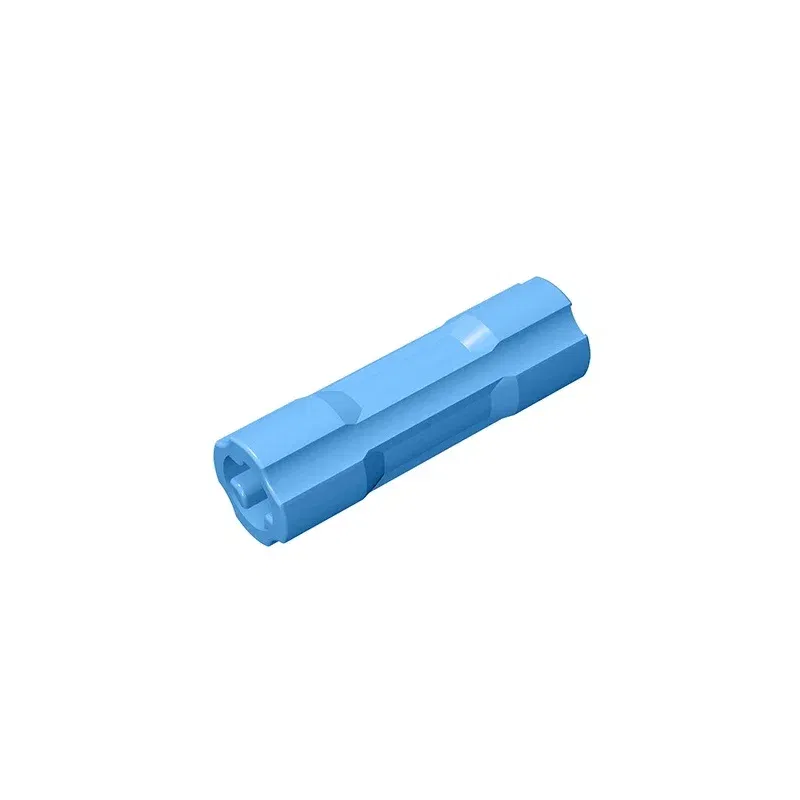 Color: Silver - Gobricks GDS-1145  Technical, Axle Connector 3L compatible with lego 26287 children's DIY Educational Building Blocks Technical