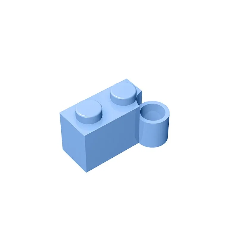 Color: light yellow - Gobricks GDS-809 HINGE 1X2 LOWER PART compatible with lego 3831 children's DIY Educational Building Blocks Technical