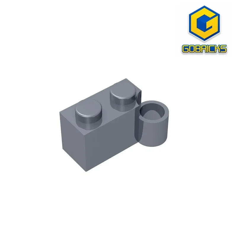 Color: light yellow - Gobricks GDS-809 HINGE 1X2 LOWER PART compatible with lego 3831 children's DIY Educational Building Blocks Technical
