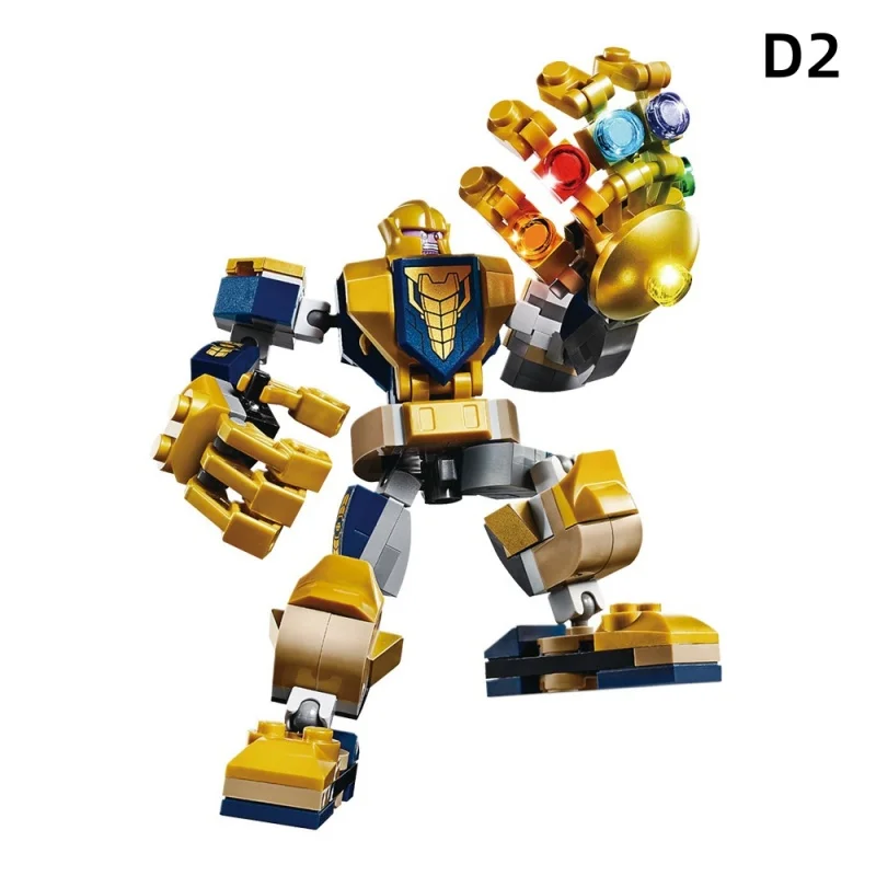 Color: Wood, Size: S - 28cm Marvel anime, Avengers, Captain America, Iron Man: 120PCS/piece building block toy, birthday gift for children