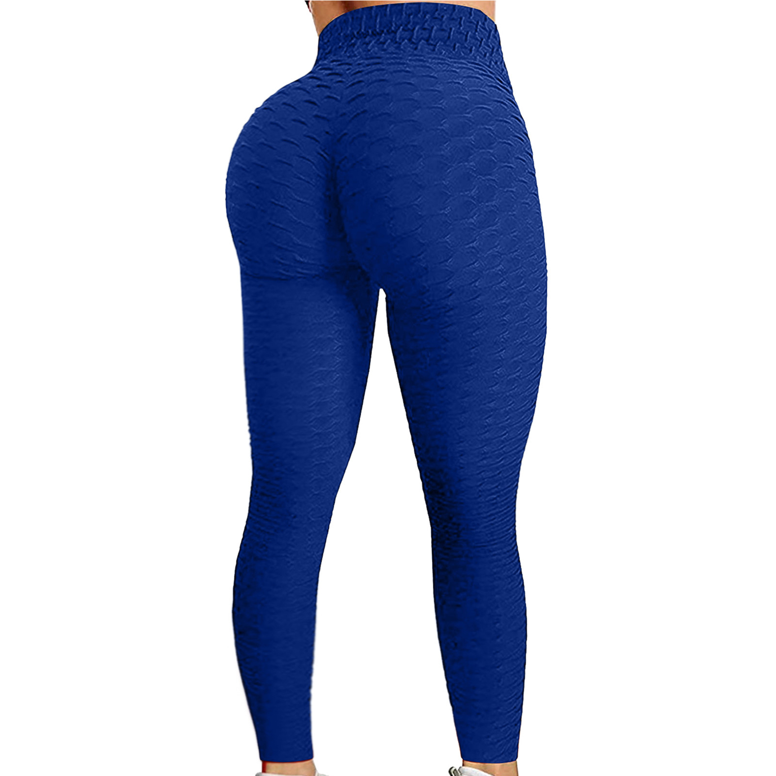 Color: Blue, Size: S - Women's Bubble Hip Lifting ExerciseYoga Pants Women  Fitness Running High Waist Gym Fitness Sports Flared Pant  Dance Trouers