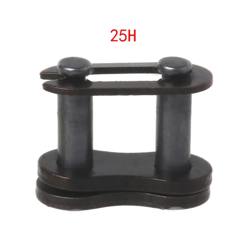Color: Dark Grey - 25h t8f 420 428 530 chain link master pocket dirt pit atv quad go kart and motorcycle gas scooter