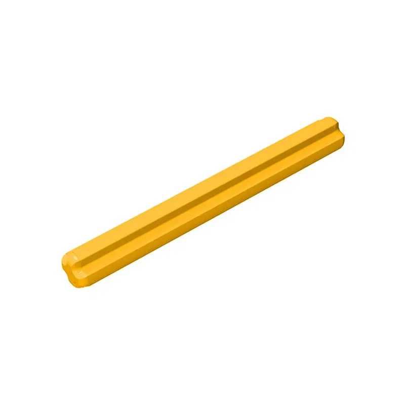 Color: wood - Gobricks 10PCS  Technical Axle 5 compatible with 32073 pieces of children's toys Assembles Building Blocks Technical Parts