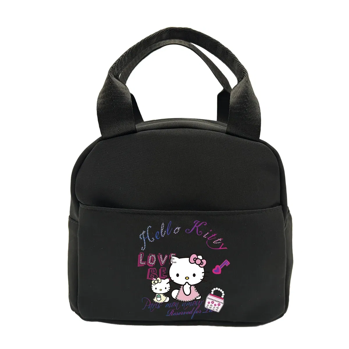 Color: Yellow - Hello Kitty Children's Lunch Bag Primary School Lunch Box Bag Children's Best Gift Cartoon Mochila Best Gift for Children