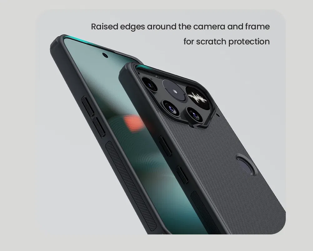 Color: black, Compatibility by Model: Nothing Phone (3) - Nillkin For Nothing Phone 3 5G Case Super Frosted Pro Soft TPU Frame and PC Hard Matte 360 Protection Back Cover Phone Case