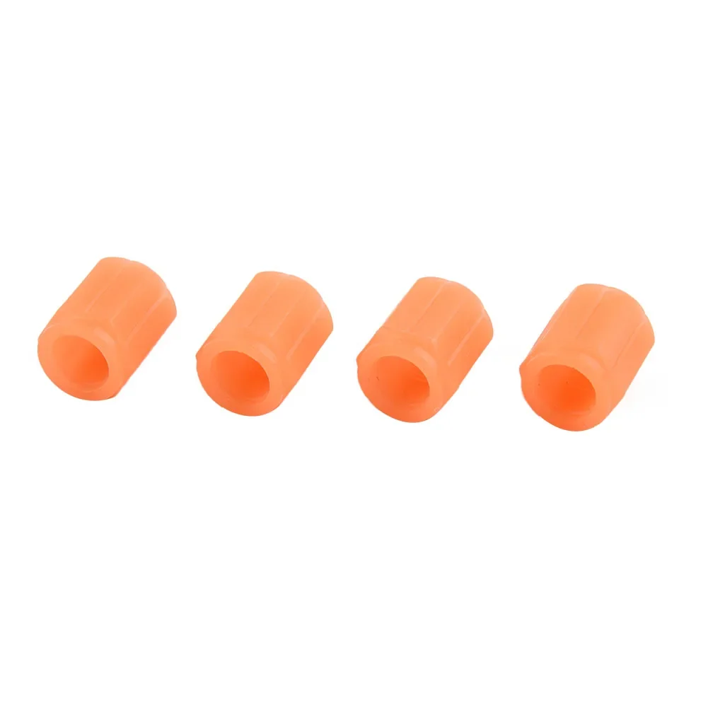 Color: Lavender, Ships From: CHINA - 4 PCS/Set Valve Covers Yellow Blue High-quality Luminous Bike Tire Valve Stem Cap Car Tire Valve Cap Orange Pink