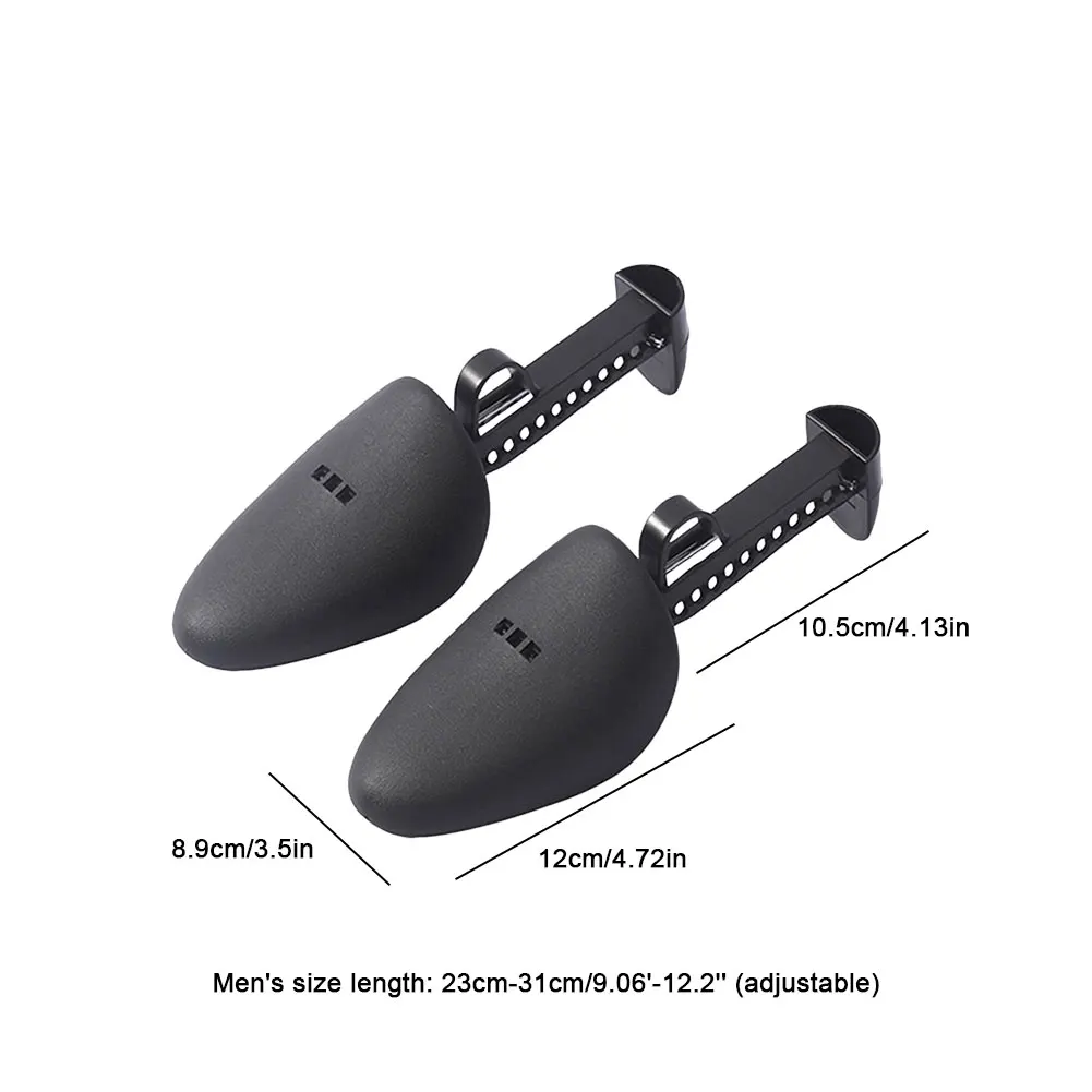 Color: Brown - 1/2/3Pair Plastic Shoe Stretcher for Men Women Leather Shoes Adjustable Portable Shoe Tree Stretcher Boots Rack Anti-deformation
