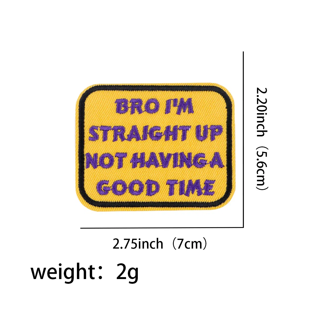 Color: DULL - Letters Embroidery Patch Funny Quotes Iron On Patches For Clothing Thermoadhesive Patches On Clothes DIY Sew Badges