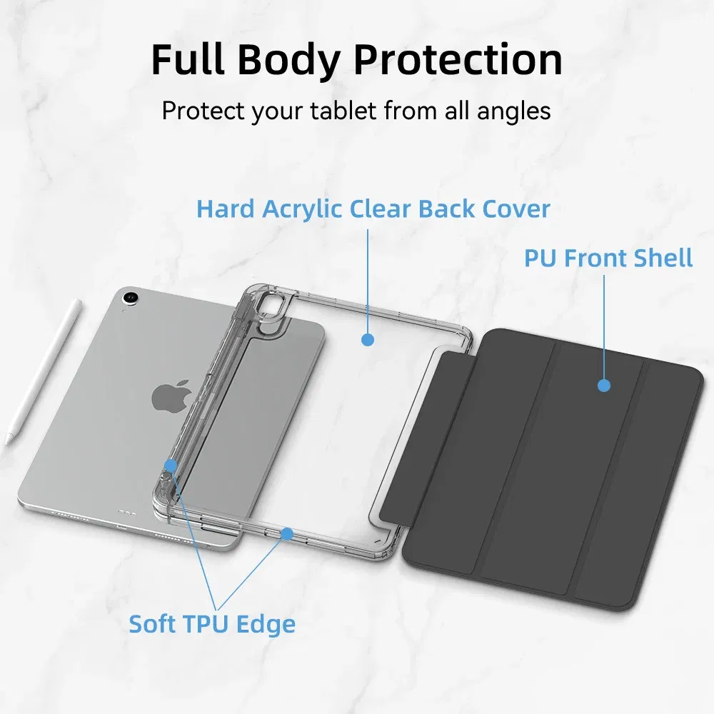 Color: green, Size: nine - For iPad Air 5 Case 2024 Air 6 11 iPad Pro 11 12.9 13 10 Gen 10.2 9th 8th 7th 9.7 6th 5th Mini 7 6 Smart case with pen Holder