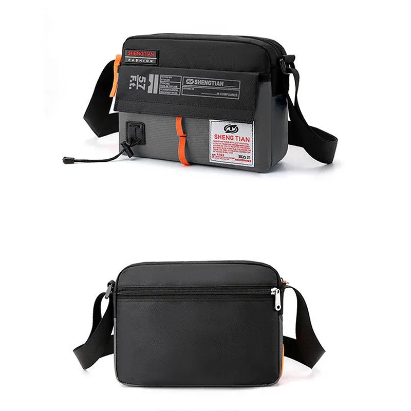 Color: black - The New Single Shoulder Bag Outside The Casual Crossbody Bag Fashion Fashion Hand Nylon Color Bag Trendy Mini Small Backpack