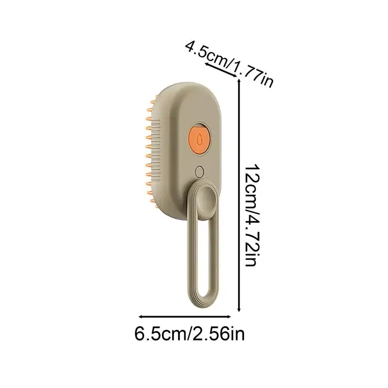 Color: Dark Brown, Ships From: CHINA - Steam Brush Steam Cats Comb Water Steam Cat Brush Electric Spray Hair Brushes Cats Massage Grooming Hair Removal Comb