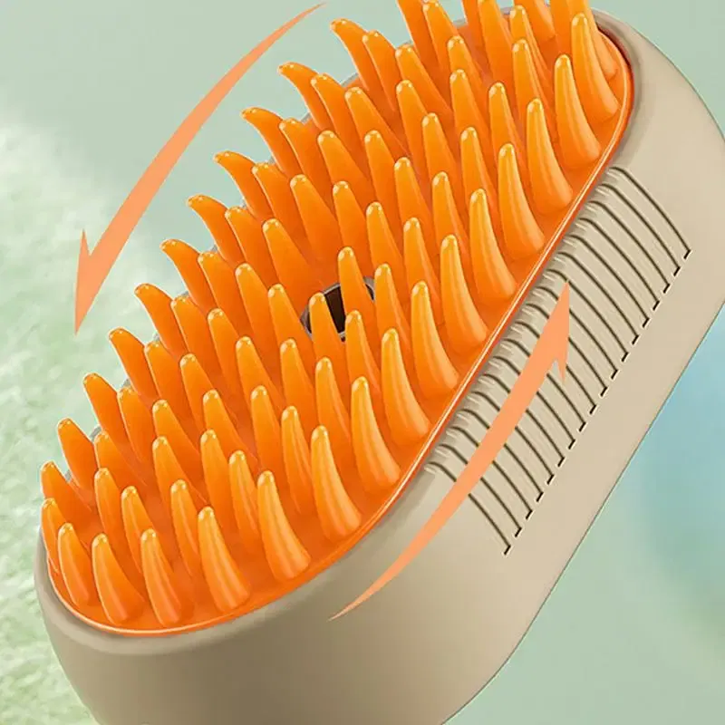 Color: Dark Brown, Ships From: CHINA - Steam Brush Steam Cats Comb Water Steam Cat Brush Electric Spray Hair Brushes Cats Massage Grooming Hair Removal Comb