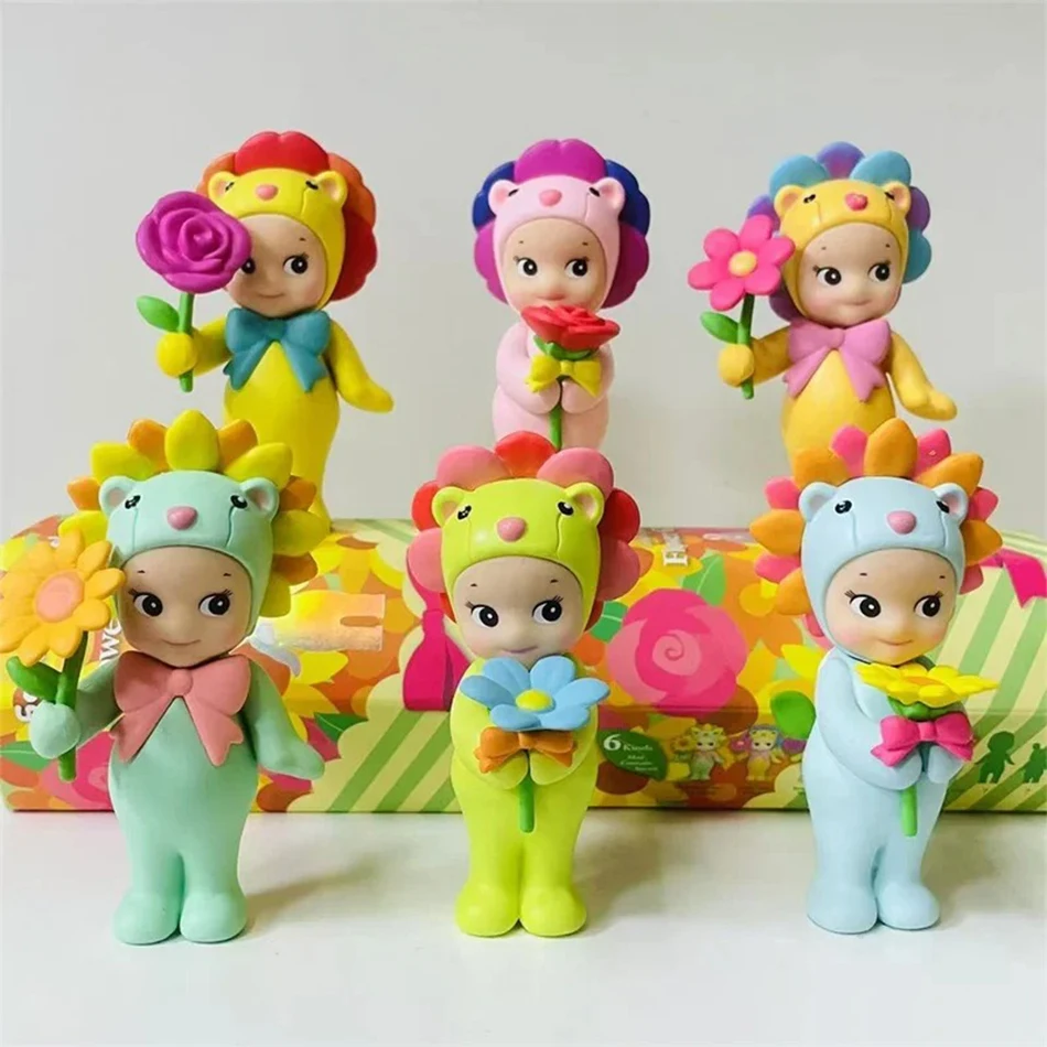 Color: Gold - Sunshine Angel Party Angel Kids Christmas Birthday Gift Flower Gift Series Tide Doll Car Decoration Cute Blind Box