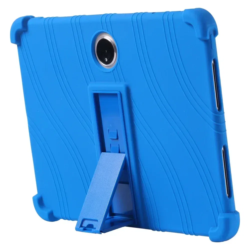 Color: Hot Pink, Size: eleven - Case for TCL Tab 11 Gen 2 Android 14 Tablet 11" 9465X Tablet PC Soft Silicone Shockproof Cover with Rear Kickstand