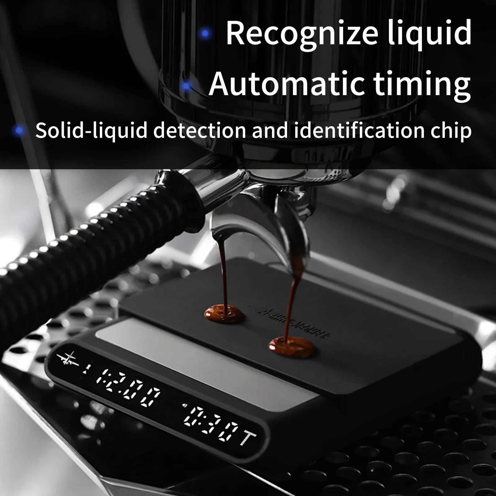 Color: Light Grey, Ships From: CHINA, Load Bearing: 3Kg - MHW-3BOMBER Smart Drip Espresso Coffee Scale with Auto Timer USB Charging Kitchen Electronic Scale Cafe Home Barista Accessories