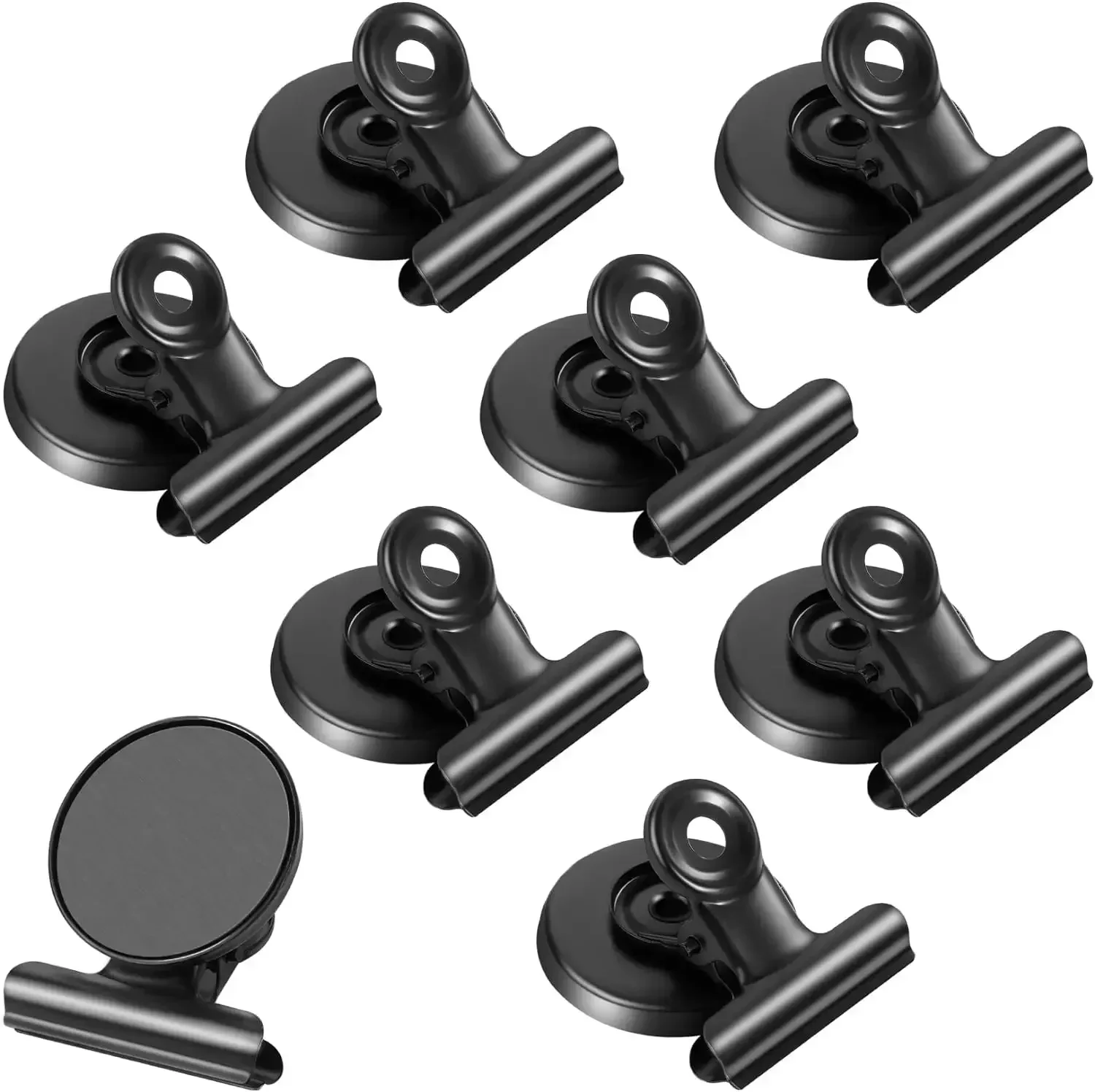 Color: DEEP BLUE - Strong Magnets Magnetic Clips Bulldog Clips Heavy Duty Magnetic Clips Perfect for Whiteboard Magnets Photo Displays Home