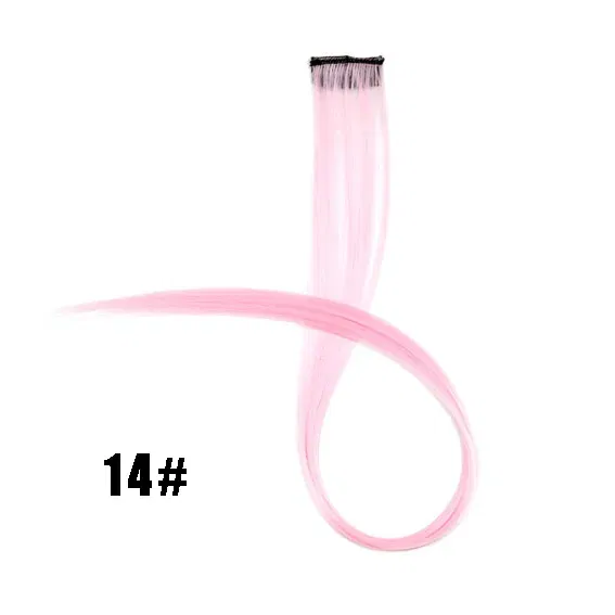 Color: P1B/30, Stretched Length: 22inches - Synthetic Clip-in Hair Extensions 22" Long Colorful Straight Hair Pieces Synthetic Hairpieces for Daily Festival Party
