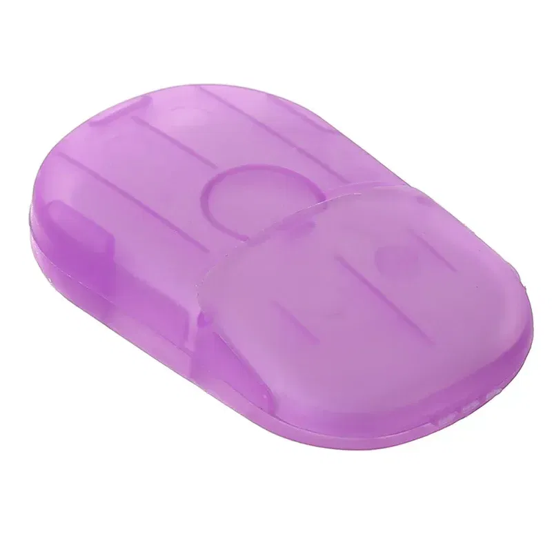 Color: Black - New Portable Mini Disposable Soap Paper Travel Soap Paper Washing Hand Bath Clean Scented Slice Sheets Mini Clean Soap Tablets