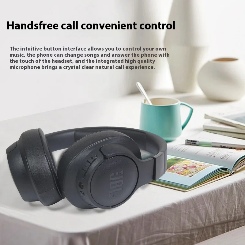 Color: black - 100%Original  JBL TUNE 770NC Bluetooth Wireless Headset Noise Reduction Headphones 55 hours of battery life Bluetooth 5.0