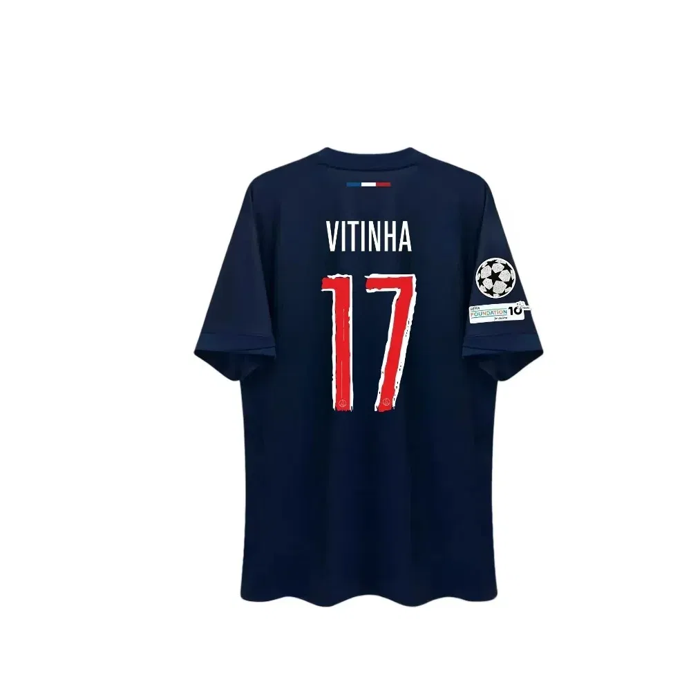 Color: GRAY, Size: XXXL - Paris Saint Germain Champion Men's 3D Printed Sports Fast Drying Breathable T-shirt Football T-shirt Family Children's T-shirt