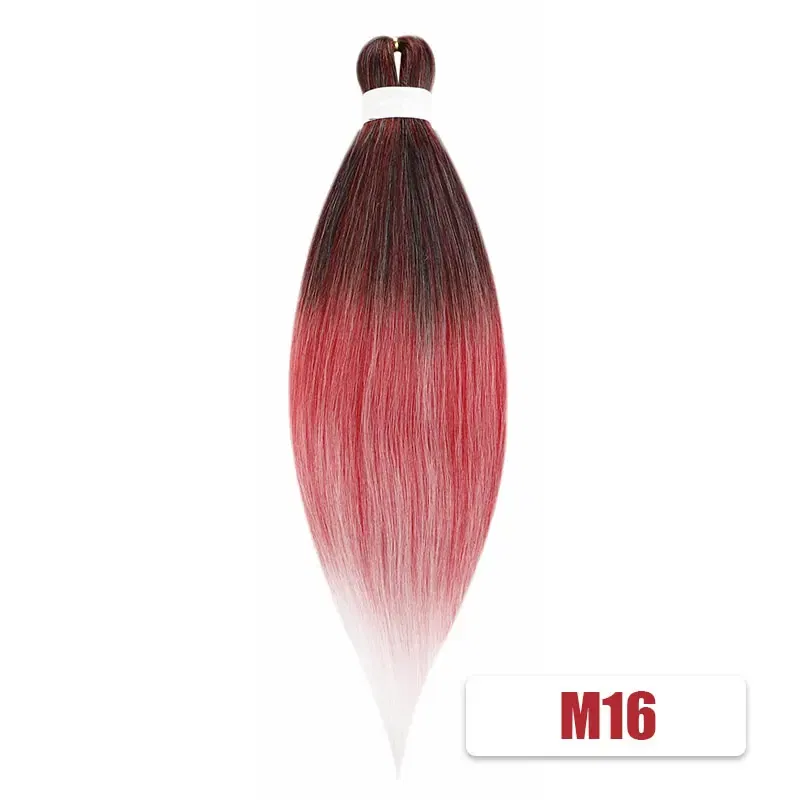 Color: #118, Stretched Length: 26inches, Bulk Buy: 1Pcs/Lot - Kanekalon 26inch Hot Water Set Pre Stretched Jumbo Braiding Hair Box Twist Braids Synthetic Hair Extensions For Women Soft Yaki