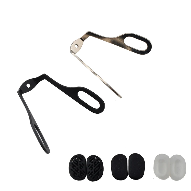 Color: Blue - 1set Eyeglasses Nose Pad Arm With Nose Pad Glasses Nose Pad Holder Replacement Eyewear Repair Accessories