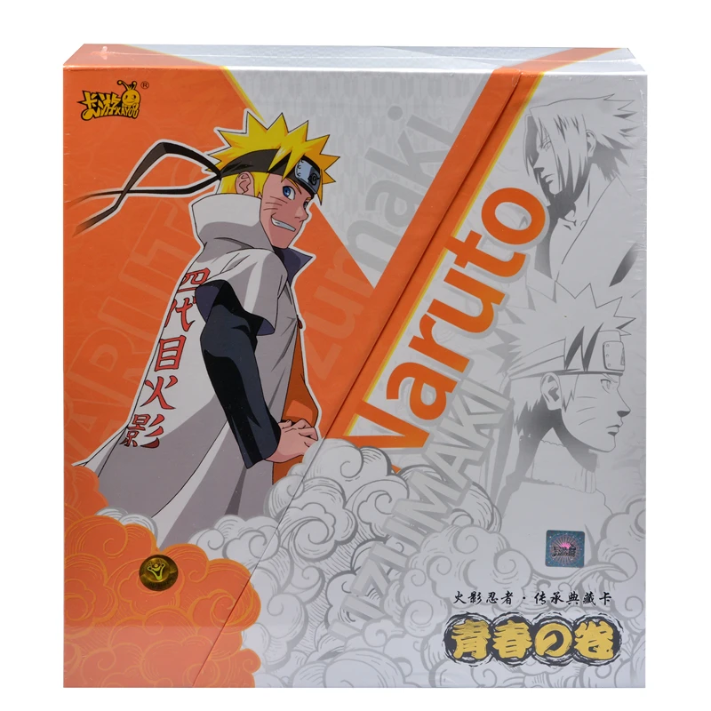 Color: Dark Khaki - Genuine KAYOU Naruto Cards Soldier Chapter All Chapters Complete Works Series Anime Character Collection Card Child Toy Set