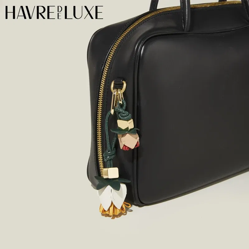 Color: Silver - New color matching exquisite small bag charm keychain shoes accessories handmade DIY limited bag small pendant