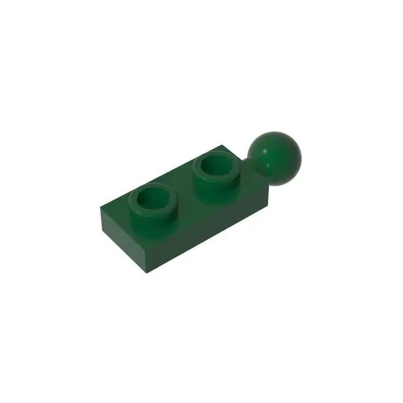 Color: NAVY - Gobricks MOC Compatible Assembles Particles 22890 Plate Modified 1 x 2 with End Towball Building Blocks DIY High-Tech Spare Toys