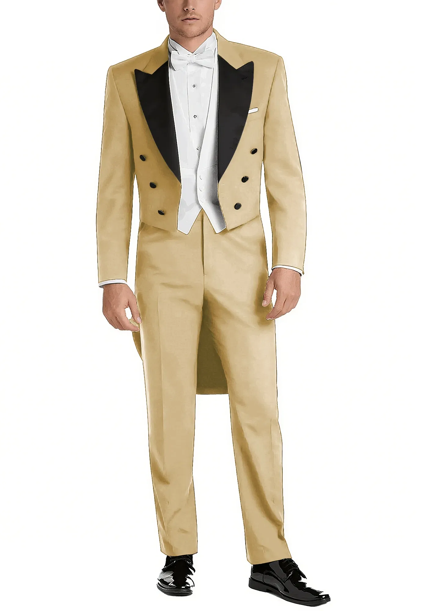 Color: green, Size: L - Italy Style Aristocratic Men Suit Three Pieces(Jacket+Pants+Vest) Hot-selling High-quality Double Breasted Male Clothing