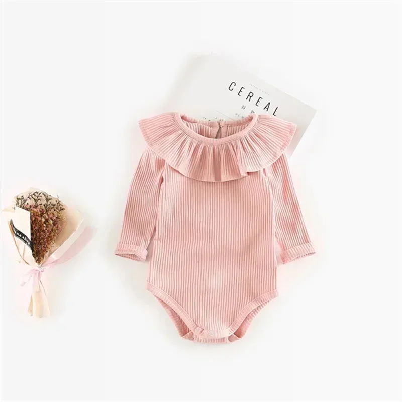 Color: Yellow, Kid Size: 6M - Cute Baby Girl Clothes Spring Autumn Newborn Girls Romper Infant Baby Girl One piece & Bodysuit