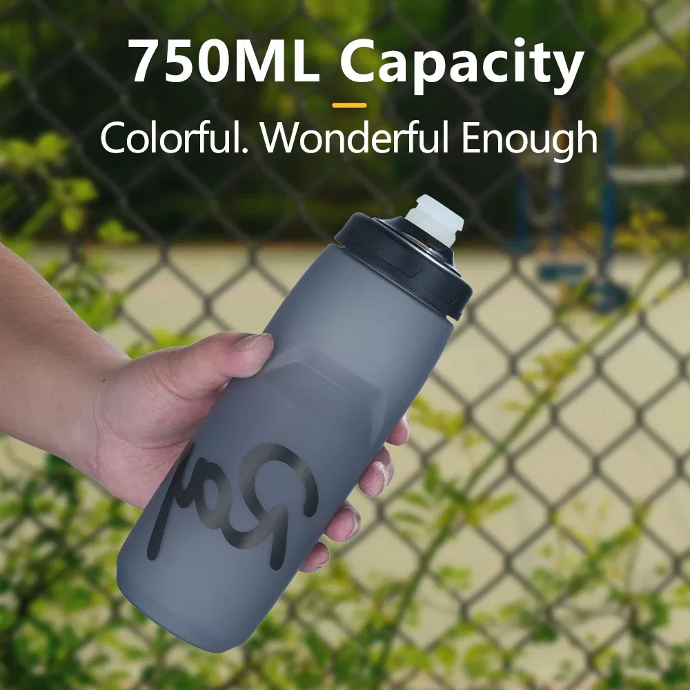 Color: Red - Rapha Cycling Water Bottle 620/750ml Ultra light Leak-proof squeezable Taste-free Camping Hiking Sports Bicycle Kettle
