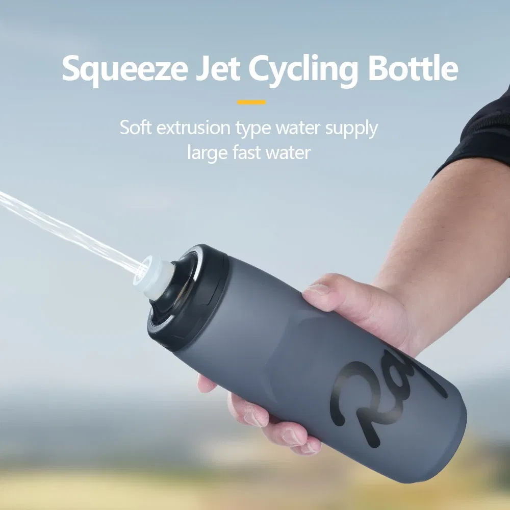 Color: Red - Rapha Cycling Water Bottle 620/750ml Ultra light Leak-proof squeezable Taste-free Camping Hiking Sports Bicycle Kettle