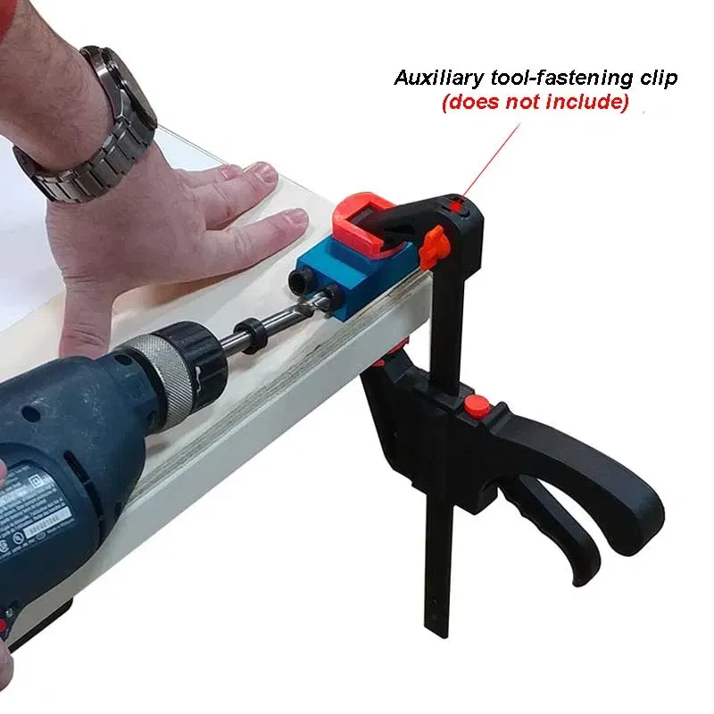 Color: green, Ships From: CHINA - ZK30 15 Degree Oblique Hole Locator Angle Drilling Locator Aluminium Woodworking Drill Bits Jig Clamp Kit Guide Wood Hand Tools