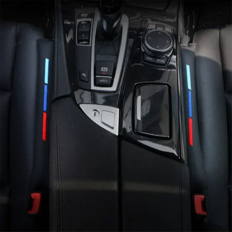 Color Name: Black - 2pcs Car seat cushion gap filling For BMW E46 E60 E90 E34 E39 E53 E87 M3 M5 E91 F30 F10 F20 F21 G20 F34 G30 E70 E30 X1 X3 X5 X6