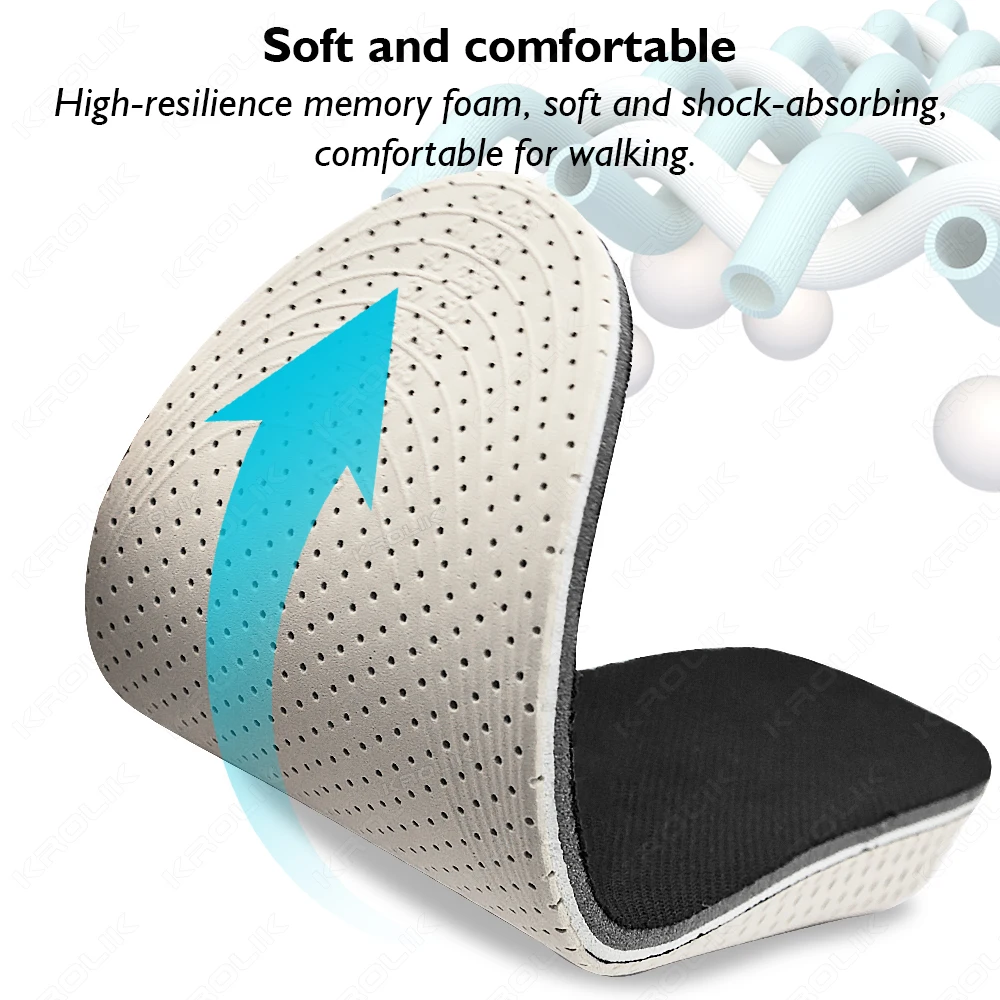 Shoe Size: 1.5 - Height Increase Invisible Insoles For Feet 2/3/4/5cm Height Lift Adjustable Cut Shoes Heel Insert Taller Height Insole For Shoes