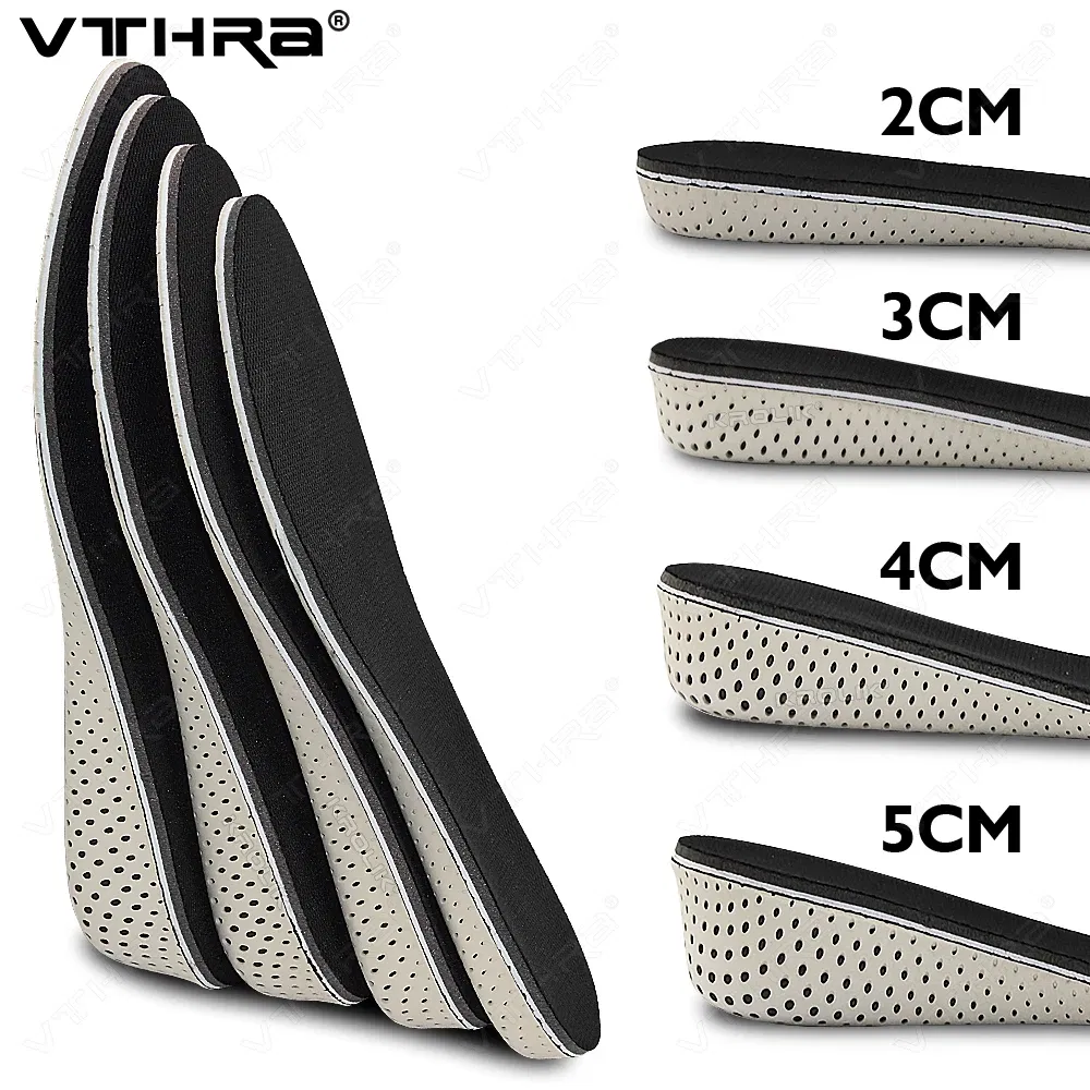 Shoe Size: 1.5 - Height Increase Invisible Insoles For Feet 2/3/4/5cm Height Lift Adjustable Cut Shoes Heel Insert Taller Height Insole For Shoes