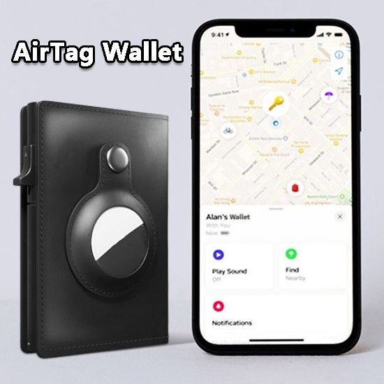 Smart AirTag Wallet