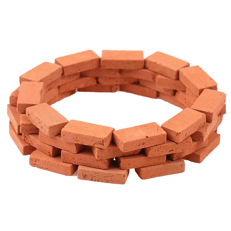 Color: light green - 50PCS 1/16 Dollhouse miniature simulation brick diy sand table landscape scenery clay Scenery Buildings Toys