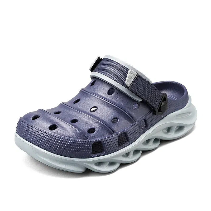 Color: Gold, Shoe Size: 42 - Fashion Garden Shoes Men's Clogs Slippers Sandal Flat Camouflage Sandals Male Sneakers Outdoor Flip Flops Home Clogs