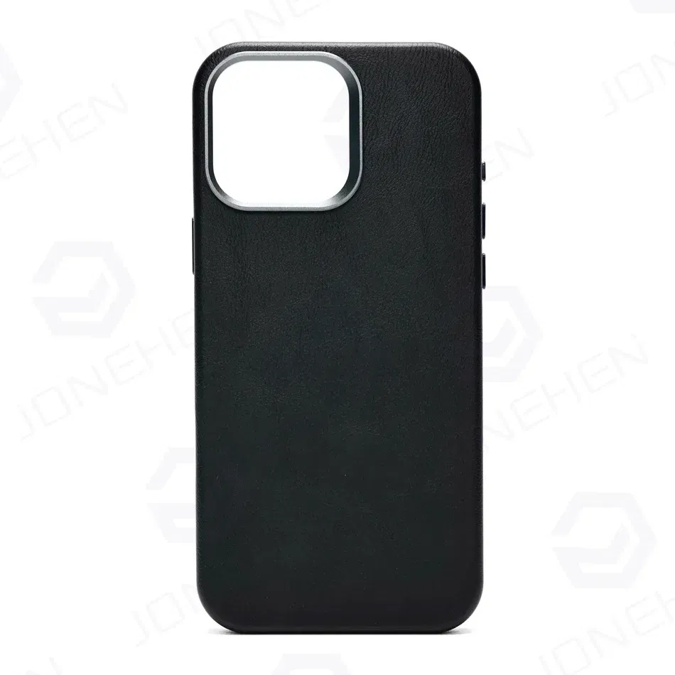 Color: SKY BLUE, Material: PVC - High-end Retro Oil Wax Pattern Magnetic For Magsafe Leather Case For iPhone Air 15 14 Plus 13 16 17 Pro Max Camera Button Cover