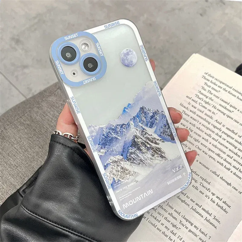 Color: black, Material: Microfiber - Retro INS Sunset Sky Clouds Moon Pattern Case For Samsung Galaxy S10 S20 S21 S22 S23 S24 FE Plus Ultra Note 20 Shockproof Cover