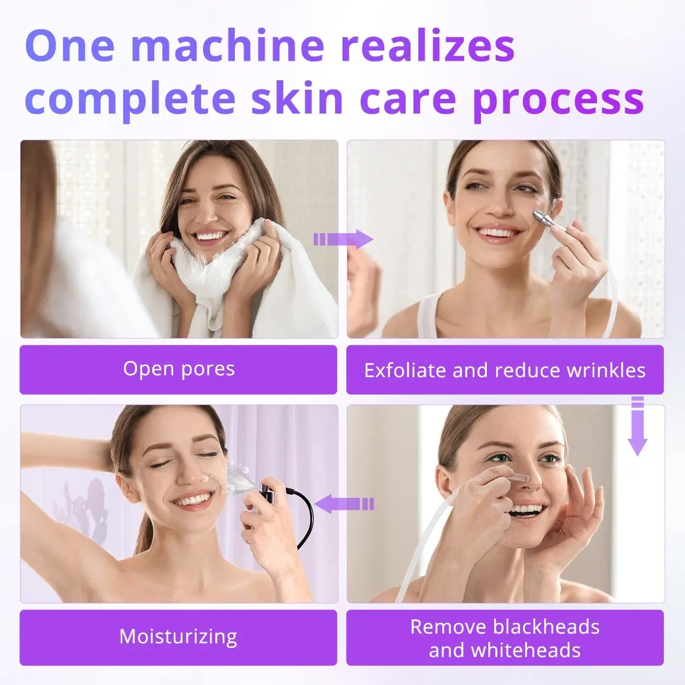 Color: Gold, Ships From: CHINA - Professional Diamond Microdermabrasion Machine For Facial Peeling Skin Care Blackhead Removel Water Spray Exfoliation Machine