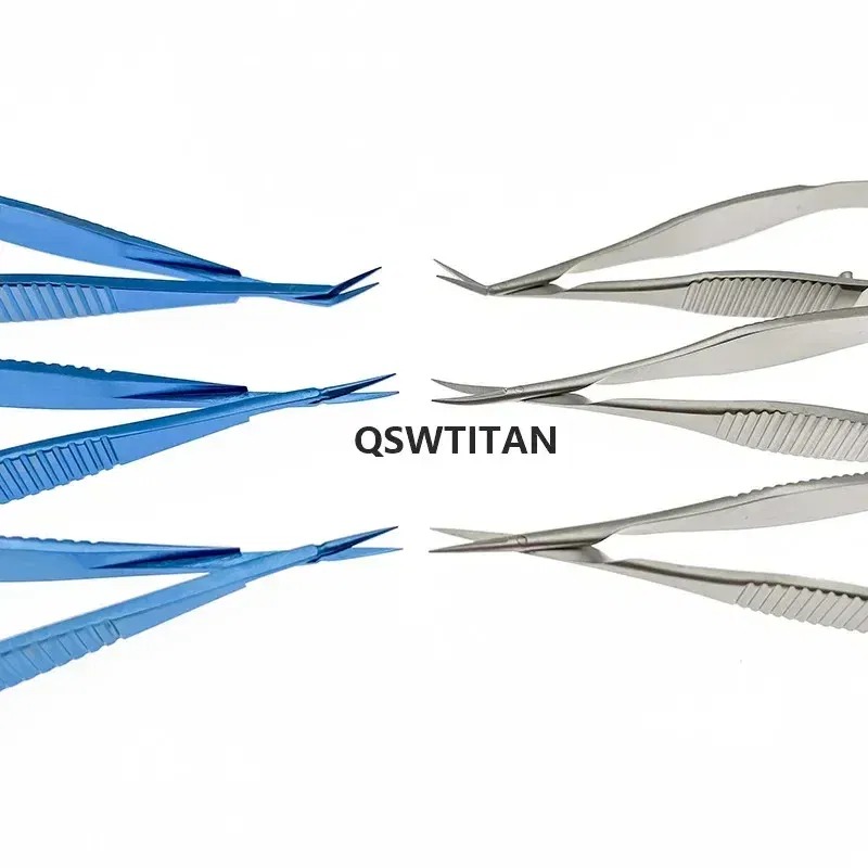 Color: WHITE - 8.5cm Venus scissors Ophthalmic microsurgery surgical scissors animal experiment tool