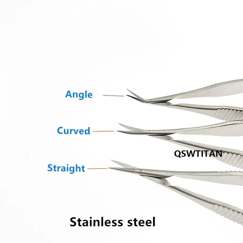 Color: WHITE - 8.5cm Venus scissors Ophthalmic microsurgery surgical scissors animal experiment tool